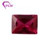 Atacado da fábrica de gemas de Wuzhou 5# redondo e de formato especial corindo vermelho pedra nua rubi sintético 5 corindo vermelho