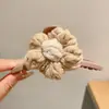 Pinza de garra de felpa grande y moderna para mujer, linda y única, pinza de tiburón para otoño e invierno, alto valor estético, realza el volumen del cabello, accesorio para el cabello