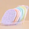 Esponja Limpiadora de Algas Facial Esponja PVA Facial Limpiador Facial Esponja para Maquillaje Limpiador Facial Algodón Removedor de Maquillaje Esponja para Limpiar el Rostro