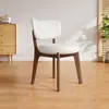 Silla de Comedor de Madera Maciza para Hogar, Restaurante, Hotel, Silla Cómoda con Respaldo, Estilo Nórdico, Lujo Ligero, Silla y Taburete de Mesa de Comedor Simples