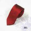 Corbata en Stock, Corbata de Color Único de 8 cm, Corbata Casual Tipo Flecha de Seda de Poliéster de Color Puro, Venta al por Mayor del Fabricante