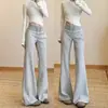 Calça Micro Flare Feminina, Novo Estilo Outono e Inverno 2026, Cintura Alta, Caimento Fluido, Calça de Moletom Emagrecedora, Forrada com Fleece, Espessada, Calça Esportiva Levanta Bumbum