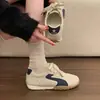 Zapatillas de entrenamiento alemanas de suela plana para mujer 2026 nuevo resorte versátiles populares zapatillas deportivas casuales con cordones Zapatos Forrest Gump zapatillas blancas