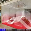 Pegatinas de Vidrio Esmerilado para Oficina con Líneas de Colores, Personalización de Logo de Empresa, Película de Protección de Privacidad para Puertas y Ventanas