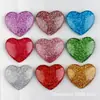 Funda de Teléfono con Forma de Corazón Accesorios de Resina Pegamento Crema Corazón Imán para Nevera DIY Accesorios para Zuecos Parche Brillante Materiales