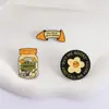 Nuevos Productos Transfronterizos Europeos y Americanos: Broches de Libros, Botellas de Flores, Frascos de Libros, Broches de Metal, Regalos Exquisitos, Venta al por Mayor de Fábrica