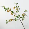 94cm Galho Grande Artificial de Framboesa Fruta Baga Fruta Silvestre Decoração Suave para Casa Arranjo de Flores Material Floral Atacado Transfronteiriço