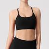 Chaleco de Yoga Europeo y Americano para Mujer, Ropa Deportiva de Fitness Push-Up para Correr, Sujetador Deportivo sin Mangas, Jersey, Cuello en U, Espalda Abierta