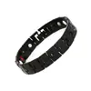Pulseira magnética de íons negativos mais vendida internacionalmente, moda europeia e americana, pulseira ajustável para casal masculino, fornecida exclusivamente pelo fabricante