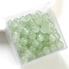 Cuentas Redondas de Jade Sensación Verano Caluroso Transparente Manzana Dispersas DIY Hecho a Mano Pulsera Collar Aretes Material