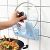 Estante Giratorio y Ajustable de Plástico para Tapa de Olla y Tabla de Cortar, Multifuncional, Montado en Pared sin Taladro, Cocina Lista para Usar del Fabricante