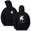 Sudadera con cuello redondo de estilo callejero nueva y moderna europea y americana para hombre y mujer, Sudadera casual, Una pieza Envío directo, Blanco y Rosa