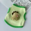 Roupas para Gatos, Tamanho Extra Pequeno, Colete Respirável de Algodão que Não Solta Pelo, Estilo Fino de Verão, Roupas Fofas para Pets para Cães e Gatinhos