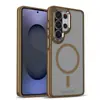 Adecuado para Samsung S26Ultra, Contraste de Dos Tonos, Anticaídas, Funda Magnética para Teléfono con Sensación de Piel, Cubierta Protectora para S24Plus