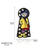 Halloween Transfronterizo Popular Fantasma Animado Mamá Caroline Dibujo Animado Broche Colgante de Llave de Metal Pulsera de Libélula