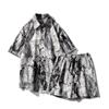 2023 Nueva Camisa para Hombre Casual Traje Personalizado Tie-dye Marca de Moda Moda Manga Corta Pantalones Cortos Conjunto de Dos Piezas para Hombre