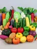 Modelo de espuma de vegetais e frutas pimenta cenoura pepino abóbora alho milho decoração material didático infantil