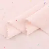 Tejido de Jersey de Algodón con Puntos de Colores, Tejido Unilateral de Algodón con Puntos de Colores Sorona, Tejido Plano de Algodón con Puntos de Colores de Hilo Doble, Tejido Elástico de Algodón 1*1 con Puntos de Colores 100%