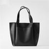 ZAMYLRF Bolso de mujer nuevo bolso de compras de cuero suave minimalista de gran capacidad para ir al trabajo bolso de mano grande