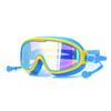 Gafas de Natación para Niños Niñas Niños Equipo de Natación Gafas Impermeables Antivaho Anti-ultravioleta Marco Grande Visor de Buceo Profesional
