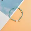 Pulsera de Perlas Barrocas con Cristales y Perlas Sencilla de Color Sólido Estilo Coreano para Mujer Pulsera Elegante Estilo Retro