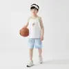Chal de hombros anchos para niños, malla transpirable deportiva de verano para niños, nuevo estilo 2026, camiseta sin mangas para niños