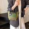 Bolso de Hombro Elegante Transfronterizo para Mujer 2026 Nuevo Diseño de Bloques de Color Bolso Versátil para el Trabajo y Salir Bolso Cruzado