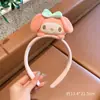 Faixa de Cabeça de Pelúcia Tridimensional de Desenho Animado de Alta Qualidade, Adorno de Cabeça, Faixa de Cabeça Engraçada e Fofa com Rosto de Princesa, Grampo de Cabelo, Acessórios de Cabelo