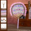 Brocado Zhuang material DIY feito à mão pacote atividades de team building quebra-gelo salão grupo étnico Miao Dai tecelagem leque de bambu leque redondo outro