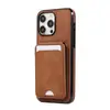 Funda con Tarjetero Plegable para Apple 17 Promax, Funda Trasera para Teléfono con Ranura para Tarjetas 16E/15/14