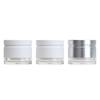 En Stock Xumin Cosmetics Tarro de Crema de Doble Capa 30g Botella Dispensadora de Crema Facial con Tapa de Hombro Alta 50g Botella de Crema Ps Blanco Mate