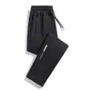 Pantalones de chándal para hombre Primavera y Otoño 2024 Nuevos Pantalones Casuales de Color Sólido para Hombre Pantalones Deportivos con Pie de Bota Pantalones Rectos Holgados