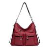 Transfronterizo nuevo 2025 mochila para mujer casual ligera de gran capacidad bolso de hombro para señoras de mediana edad una generación de pelo