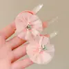 Goma para el pelo de flor de dopamina para niños, goma elástica dulce y linda para coleta de niñas, accesorio para el pelo