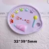 Acessórios de Joias de Resina DIY Desenho Animado Cola de Creme Capa de Celular Grampo de Cabelo Cordão para Cabelo Buraco de Sapato Flor de Sapato Imã de Geladeira Material em Lote