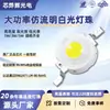 Perlas de Lámpara LED de Alta Potencia 1W3W5W, Tubo Blanco Cálido y Blanco Puro de Alto Brillo, Iluminación Suplementaria para Lámpara de Minero, Fuente de Luz Imitación de Alto Lumen