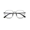 08020 Gafas Ultraligeras Montura de Titanio Poligonal Montura Grande Artística Elegante Retro Gafas Sin Graduación Se Pueden Adaptar Lentes Graduadas
