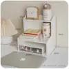 Prateleira de Armazenamento Multicamadas Armário de Armazenamento Estilo Ins Rack de Armazenamento de Mesa Dormitório de Estudante Rack de Armazenamento de Grande Capacidade Mesa de Escritório