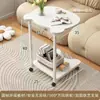 Mesa lateral de panda creativa, mesa de café móvil, mesita de noche, mesa de café pequeña móvil, mesita de noche para uso doméstico, mesa lateral para sofá de sala de estar