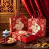 Caixas de doces de casamento estilo chinês, caixas de presente para convidados, sacolas de embalagem para lembrancinhas de casamento de grande capacidade, caixas vazias para presentes de noivado, atacado