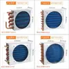 Radiador del Condensador, Refrigerador Pequeño, Aire Acondicionado, Fabricador de Hielo, Ventilador de Circulación Casero Industrial Refrigerado por Agua, Evaporador del Motor