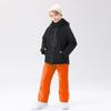 Traje de esquí para niños de invierno para exteriores, traje grueso impermeable, chaqueta de invierno cálida para niños y niñas