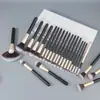 Popular Set de 24 Brochas de Maquillaje Amazon Negro Dorado Esmerilado, Herramientas de Belleza Especiales para Maquilladores de Gama Alta Pu Al Por Mayor