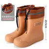 Botas de lluvia nuevas para mujer: estilos cortos, hasta la pantorrilla y escotados, con suelas antideslizantes, suelas gruesas, adecuados para lavar platos, duraderos, impermeables y cálidos