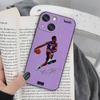 Capa de celular de desenho animado do Kobe para iPhone 15