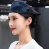 Gorro de chef de hotel, gorra de trabajo para camarero, sombrero unisex para tiendas de pasteles y té de leche, boina para cocina y catering con logotipo impreso