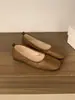 Encuentro Cercano Temporada 2026 Verano Nuevos Zapatos Planos para Mujer, Mocasines Slip-On de Suela Suave Antideslizantes, Suaves y Elegantes