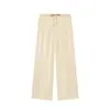 Fabricante Mayorista de Ropa para Mujer Transfronteriza 2026 Nuevo Verano Estilo Europeo y Americano Cintura Media Cordón Ajustable Caída Pantalones de Pierna Ancha