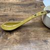 Cucharas de melamina pulida mayoristas cuchara negra cuchara china para beber sopa vajilla de plástico imitación porcelana cuchara para restaurante de comida rápida