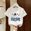 Roupas infantis camiseta de manga curta para meninos roupa de verão 2026 novo modelo top infantil verão algodão puro crianças de médio e grande porte estilo verão infantil camiseta da moda para meninos
